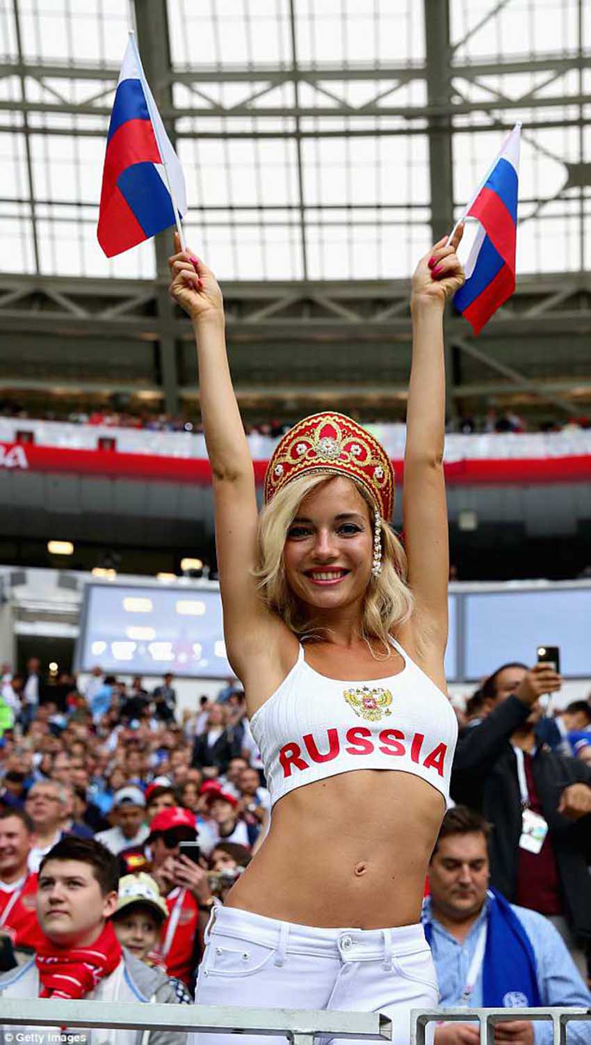 Russias Sexiest Football Fan Found To Be A Porn Star