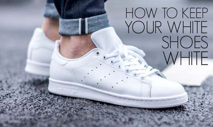 keep your shoes white